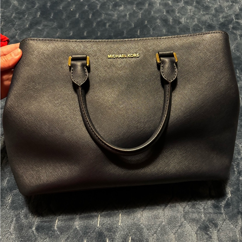 Michael Kors MK Navy Blue Bag